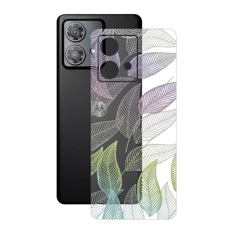 برچسب پوششی ریمکس مدل Clea طرح برگ مناسب برای گوشی موبایل موتورولا Edge 40 Neo