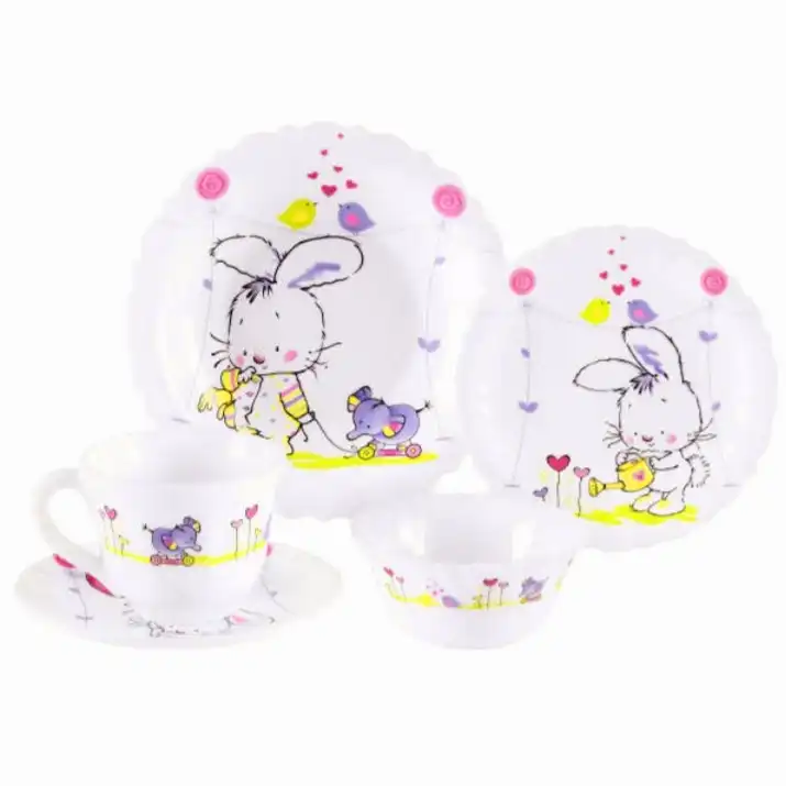 سرویس غذاخوری 5 تکه کودک پارس اوپال کد 761