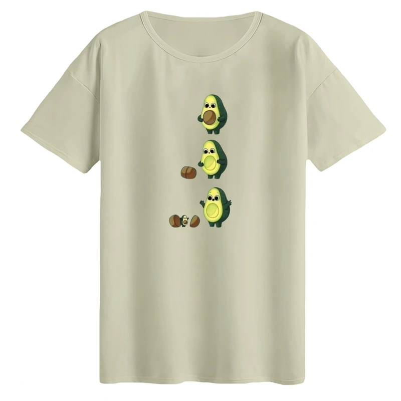 تی‌شرت لانگ آستین کوتاه زنانه مدل آووکادو باردار