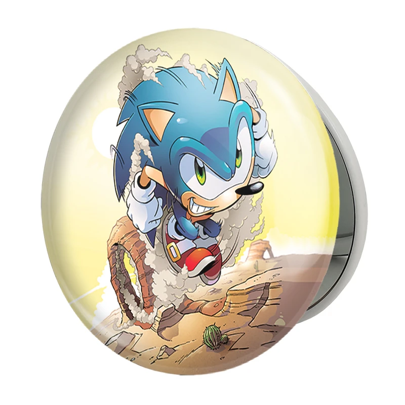 آینه جیبی خندالو طرح سونیک (Sonic) مدل تاشو کد 37030
