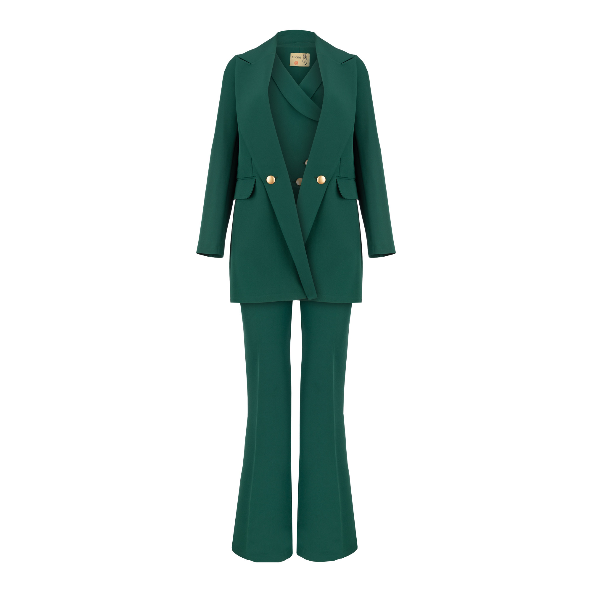 ست 3 تکه لباس زنانه السانا مدل تندیس کد 178521