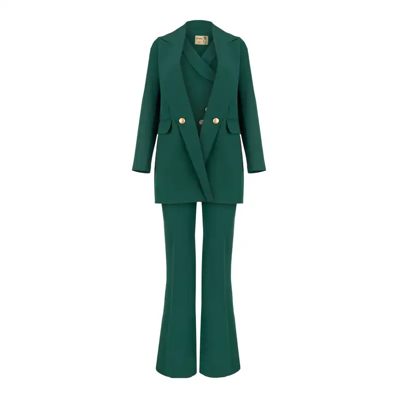 ست 3 تکه لباس زنانه السانا مدل تندیس کد 178521