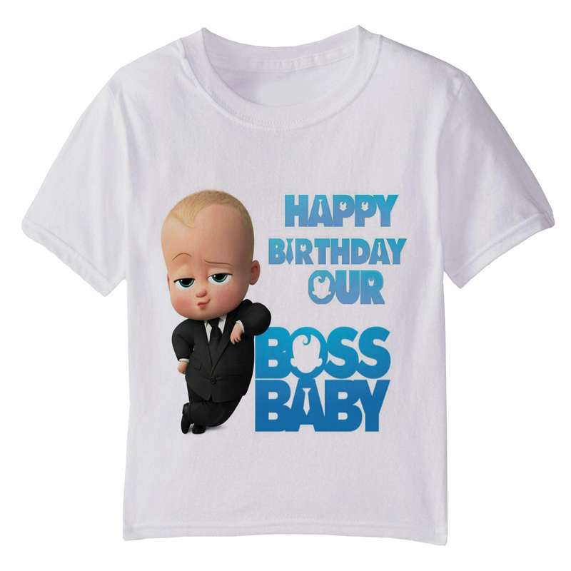 تی شرت آستین کوتاه بچگانه مدل تولدی بچه رئیس 022