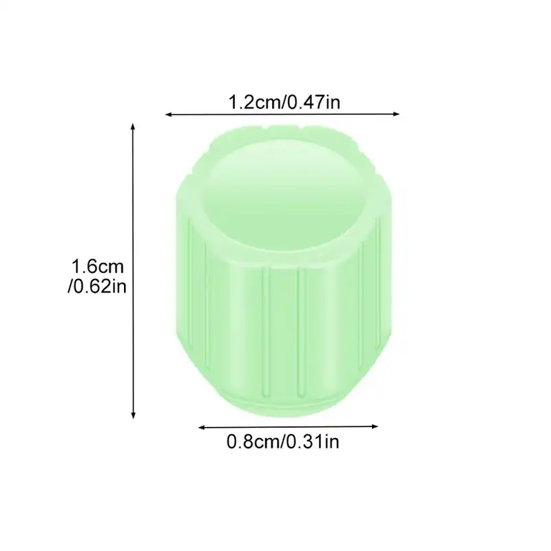 سر والف لاستیک خودرو مدل POLYGONAL-GREEN بسته 4 عددی