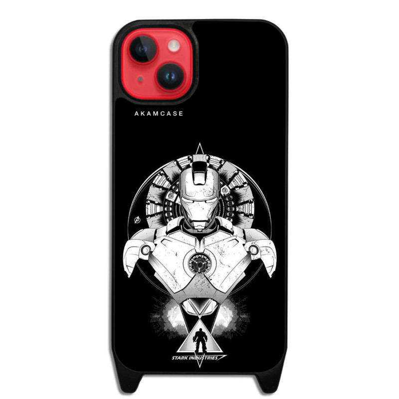کاور آکام مدل AMC-WLA15PLUS-IRON MAN12 مناسب برای گوشی موبایل اپل iPhone 15 Plus