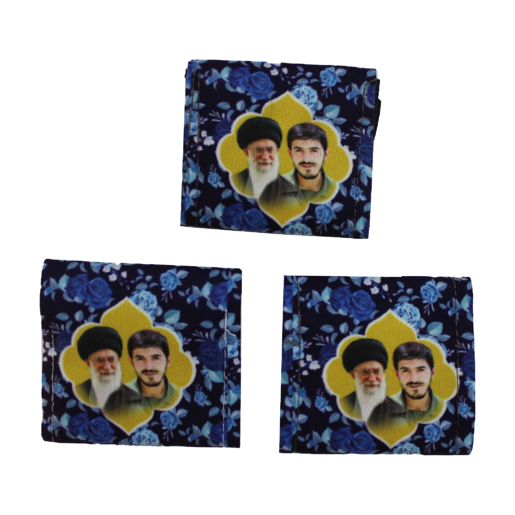 جانماز طرح آیت الله خامنه ای و شهید زین الدین بسته 3 عددی