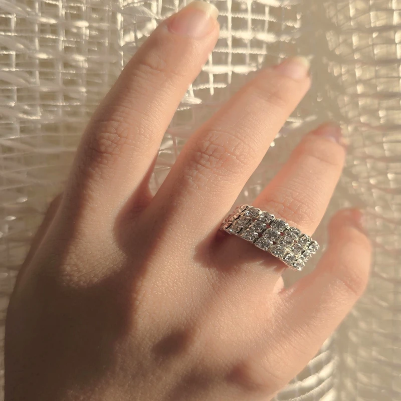 عکس شماره 3 : انگشتر زنانه ماصرم مدل نگین دار کد ri3139