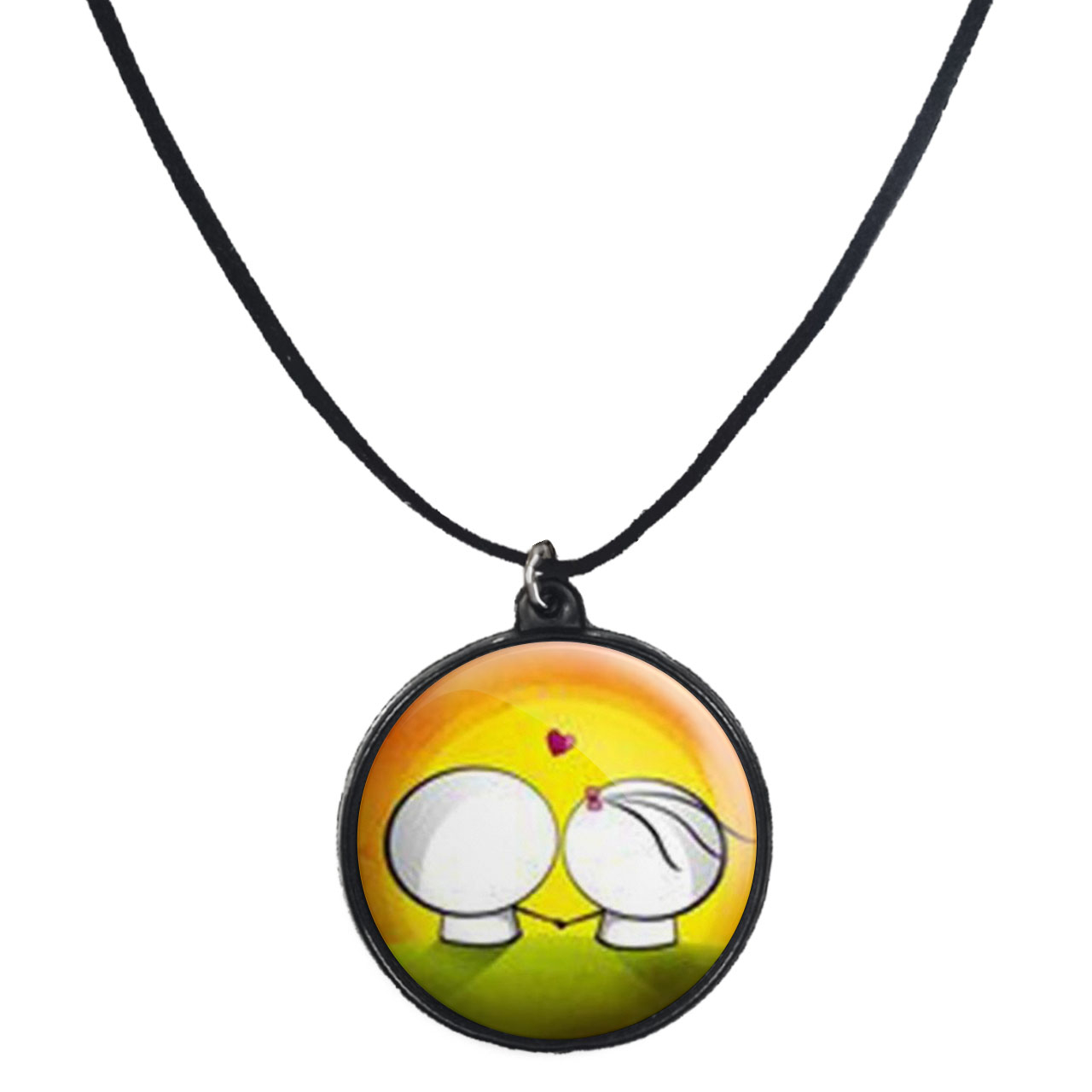 گردنبند پرمانه طرح عاشقانه کد pmb.5458 مدل دو طرفه