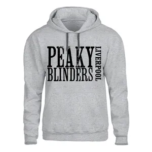 هودی مردانه مدل پیکی بلایندرز  کد 95رنگ طوسی