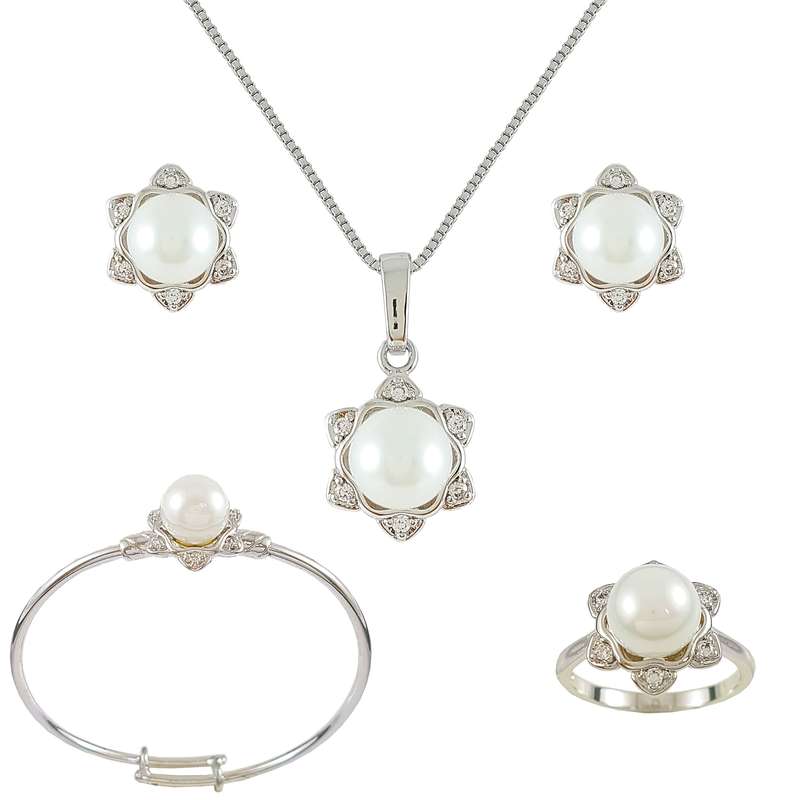 ست دخترانه ژوپینگ مدل مروارید XP1041 ست دخترانه ژوپینگ مدل مروارید XP1041