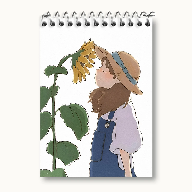 دفتر یادداشت 50 برگ خندالو طرح دخترانه کد N4359