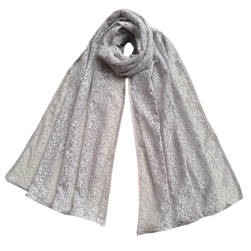 شال زنانه مدل توری گیپور