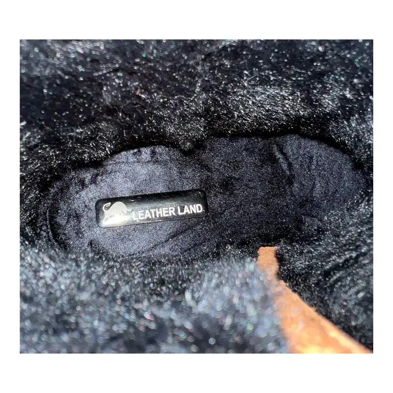 نیم بوت زنانه سرزمین چرم کد 145310 رنگ عسلی