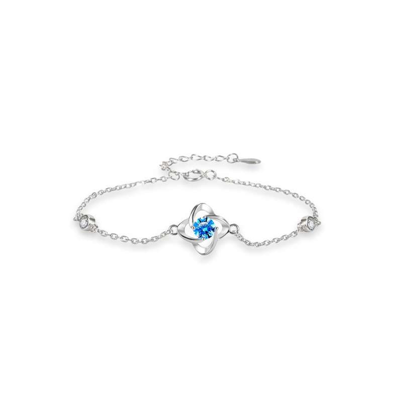 دستبند نقره زنانه شهر جواهر مدل SJ-ABC002 دستبند نقره زنانه شهر جواهر مدل SJ-ABC002