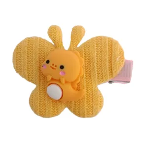 گیره مو دخترانه مدل پروانه ی عروسکی کد 3026