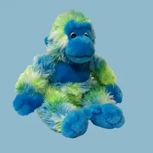 عروسک طرح میمون مدل Melange Monkey  کد SZ9/617  ارتفاع 23 سانتی‌متر