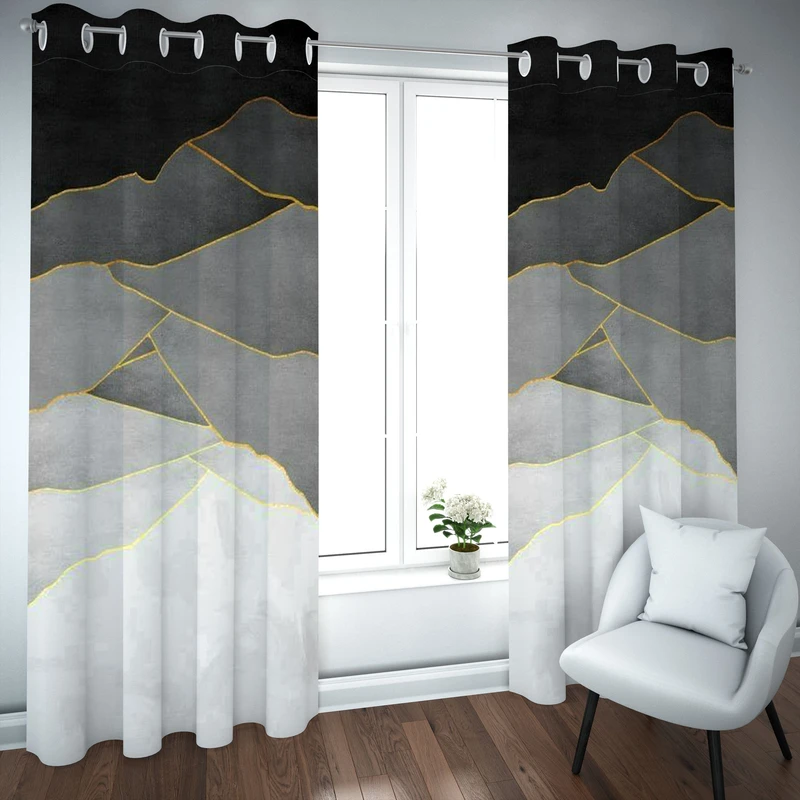 پرده مدل چاپی هازان سایز 300×150 سانتی متر 