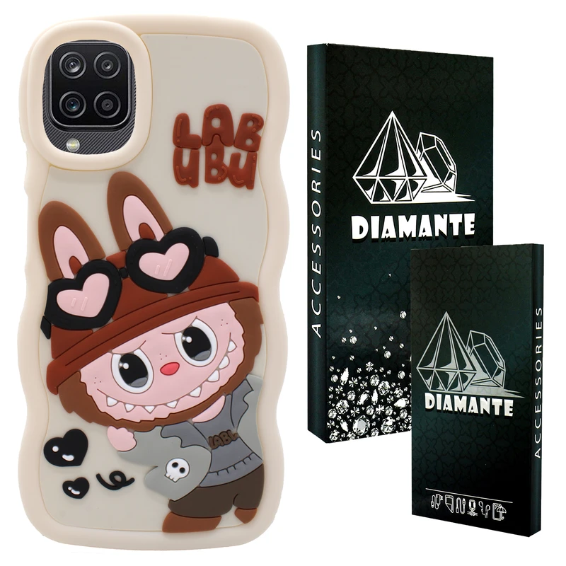 کاور دیامانته مدل Cream Bk مناسب برای گوشی موبایل سامسونگ Galaxy M12