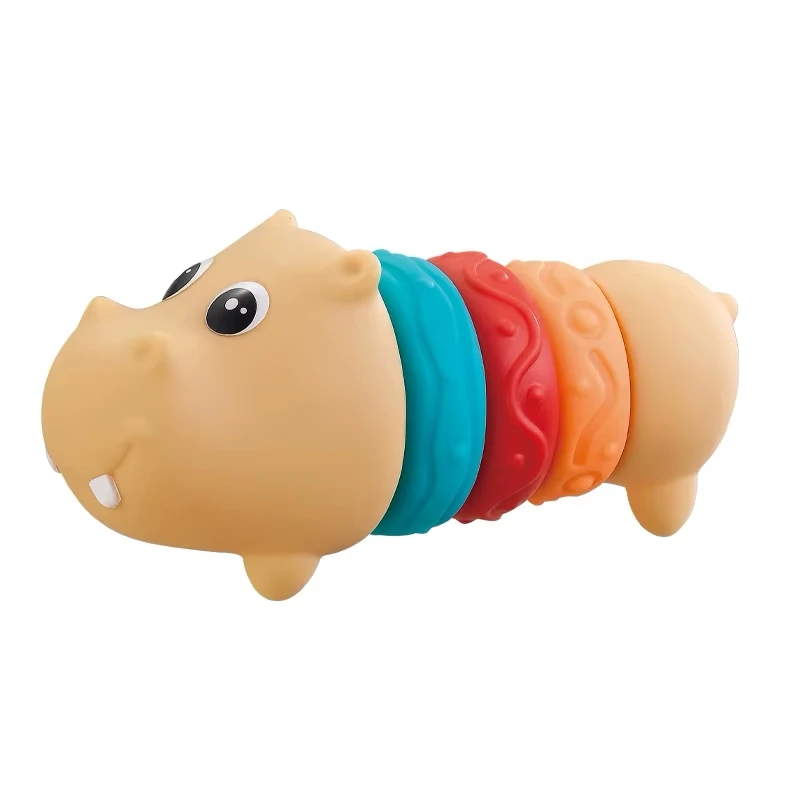 بازی آموزشی مدل حلقه‌ی سیلیکونی مونته‌سوری طرح اسب آبی