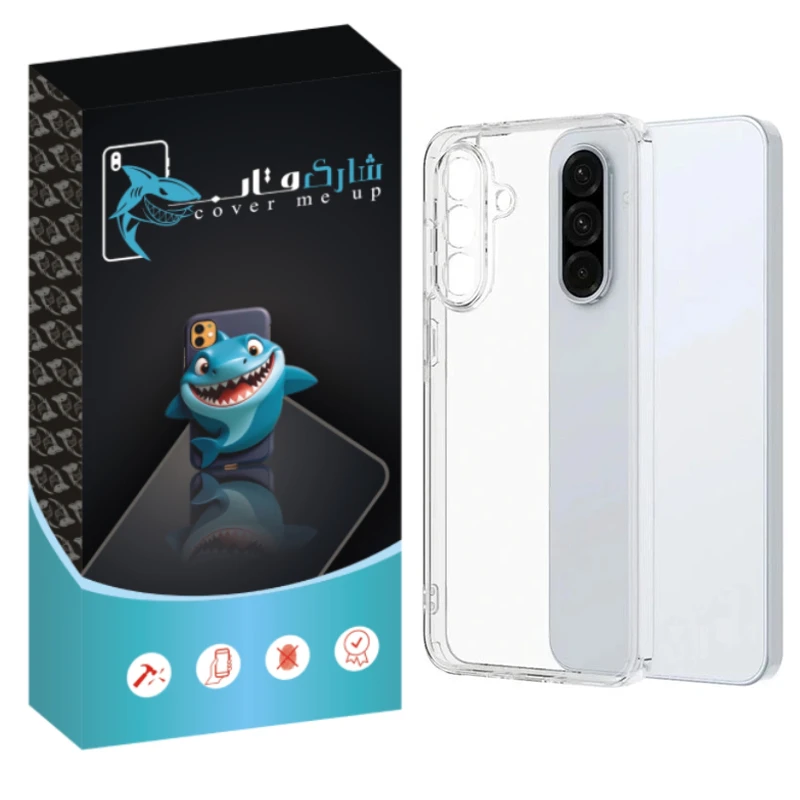 کاور شارک قاب مدل Crystal مناسب برای گوشی موبایل سامسونگ Galaxy A57