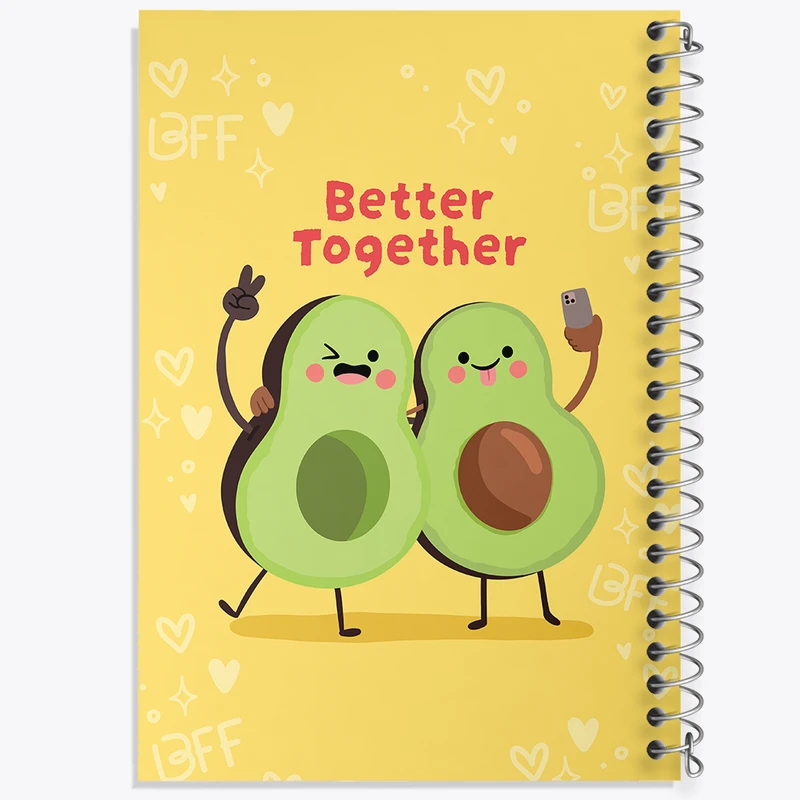 دفتر لیست خرید 50 برگ خندالو طرح Better Together کد N226