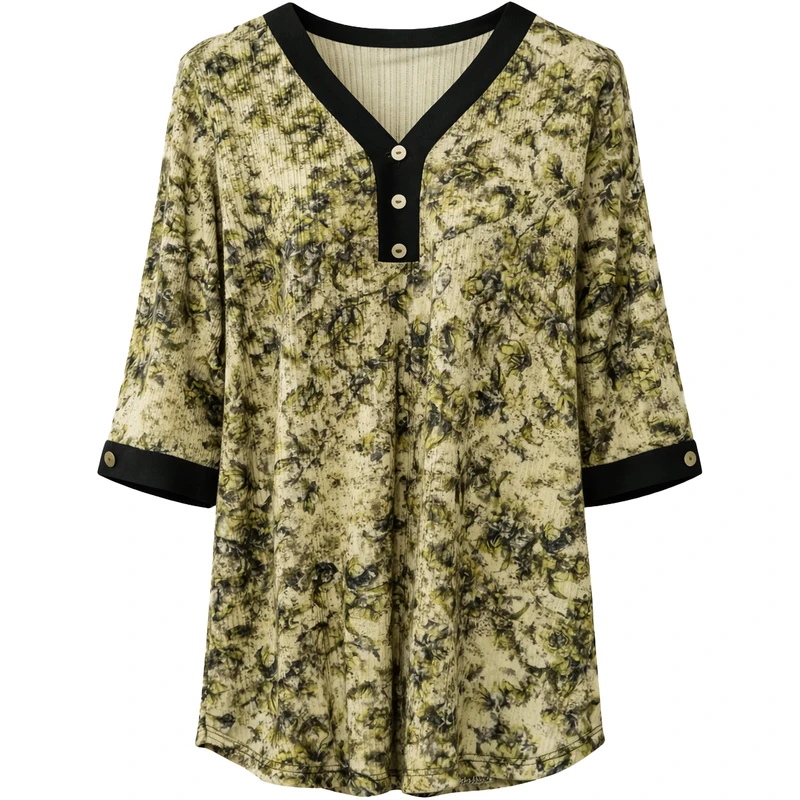 بلوز آستین کوتاه یقه هفت زنانه مدل جورجیا کد8