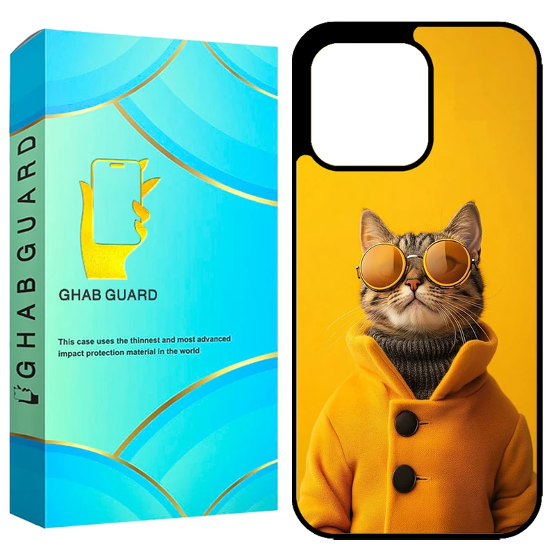 کاور قاب گارد طرح گربه مدل GCHP13PM مناسب برای گوشی موبایل اپل iPhone 13 Pro Max