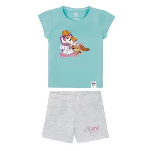 ست تی شرت آستین کوتاه و شلوارک دخترانه لوپیلو مدل 7975676