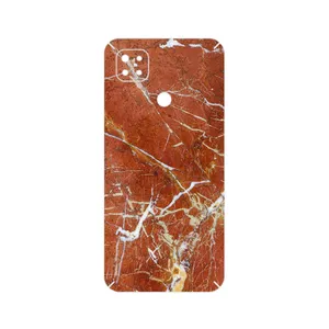 MAHOOT Red Marble Cover Sticker for Xiaomi Redmi 9C NFC