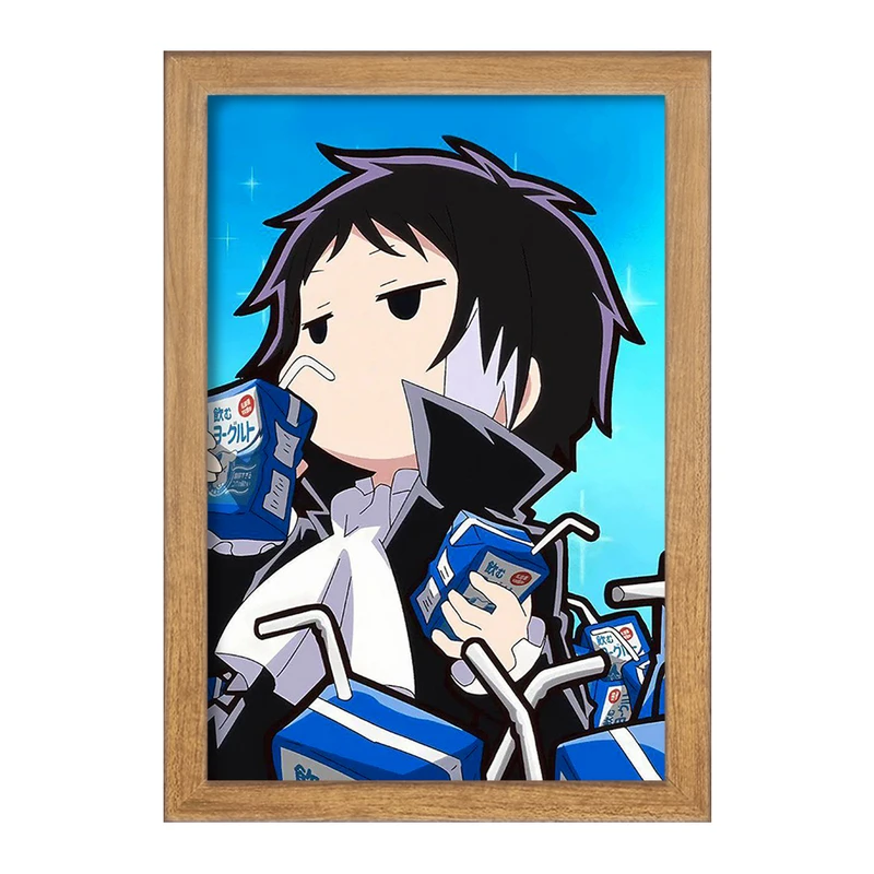 تابلو خندالو مدل آکوتاگوا انیمه سگ های ولگرد بانگو  کد 15661