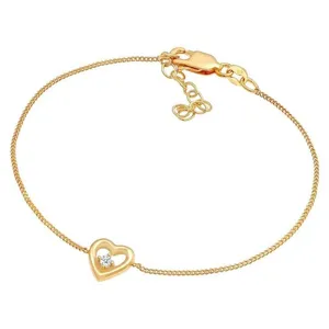  پابند طلا 18 عیار زنانه قیراط طرح قلب کد GH5525