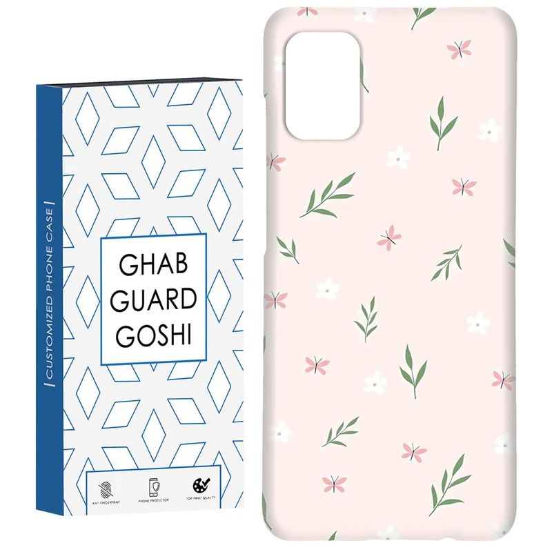 کاور قاب گارد گوشی طرح گل صورتی کد Dimo-056 مناسب برای گوشی موبایل سامسونگ Galaxy A31