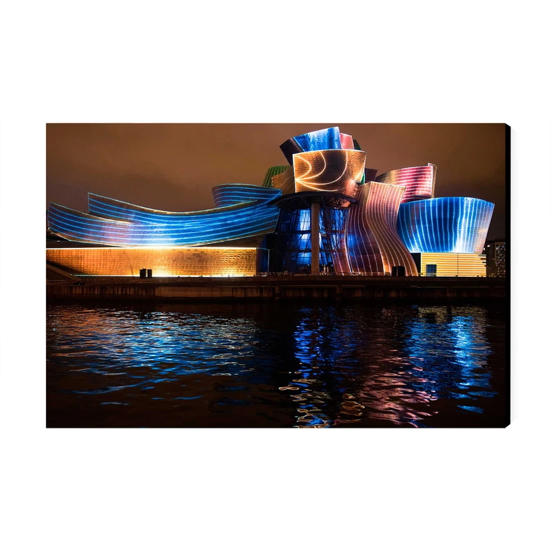 تابلو شاسی عرش طرح گردشگری اسپانیا مدل موزه گوگنهایم بیلبائو کد As6364