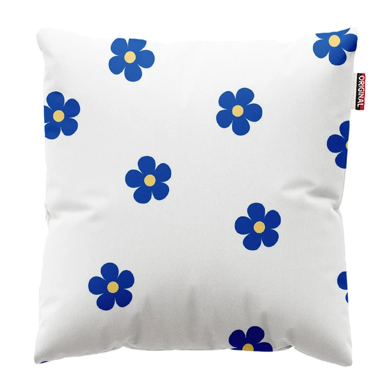 کوسن پاد آفرین طرح گل سایز 30*30 سانتی متر کد 446