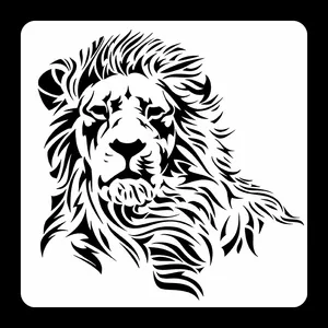 شابلون دکو رستا مدل شیر کد S446