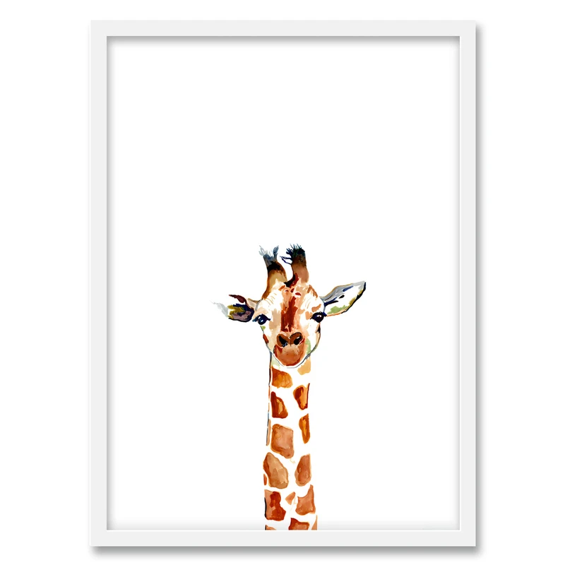 تابلو فورنیمو مدل ایلوستریشن آرت مدرن زرافه کد 03191W