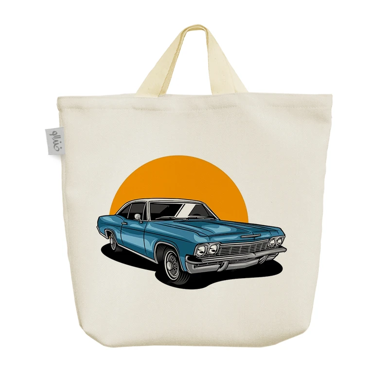 ساک خرید خندالو مدل ماشین کلاسیک کد 5937