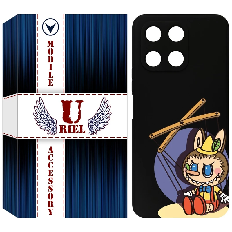 کاور یوریل مدل KSH کد 108 طرح عروسک لبوبو مناسب برای گوشی موبایل آنر X6A / X6A Plus