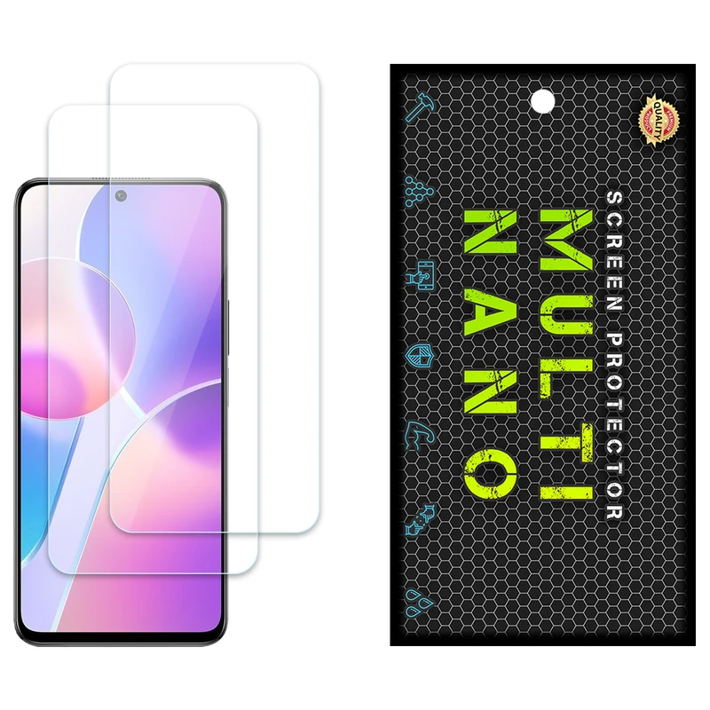 محافظ صفحه نمایش مولتی نانو مدل X-S2N مناسب برای گوشی موبایل آنر X30i بسته دو عددی
