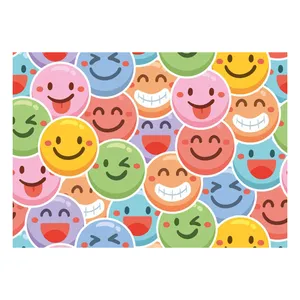کارت پستال ماهتاب طرح ایموجی لبخند کد 2175