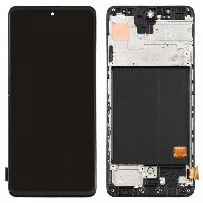 تاچ و ال سی دی بافریم مدل SM-A515F مناسب برای گوشی موبایل سامسونگ galaxy A51