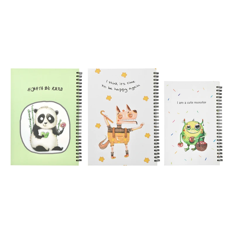 دفتر مشق 100 برگ پینیش مدل قهرمان کلاس بسته 3 عددی