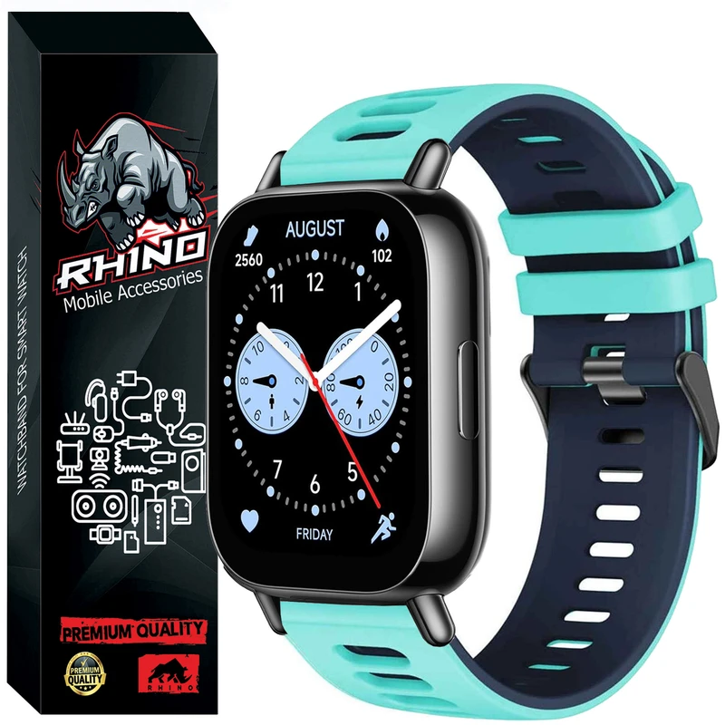 بند راینو مدل Silic-2C مناسب برای ساعت هوشمند شیائومی Redmi Watch 5 Lite