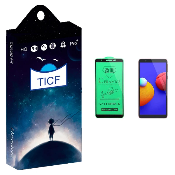 محافظ صفحه نمایش سرامیکی تی ای سی اف مدل +HD مناسب برای گوشی موبایل سامسونگ Galaxy A01 core