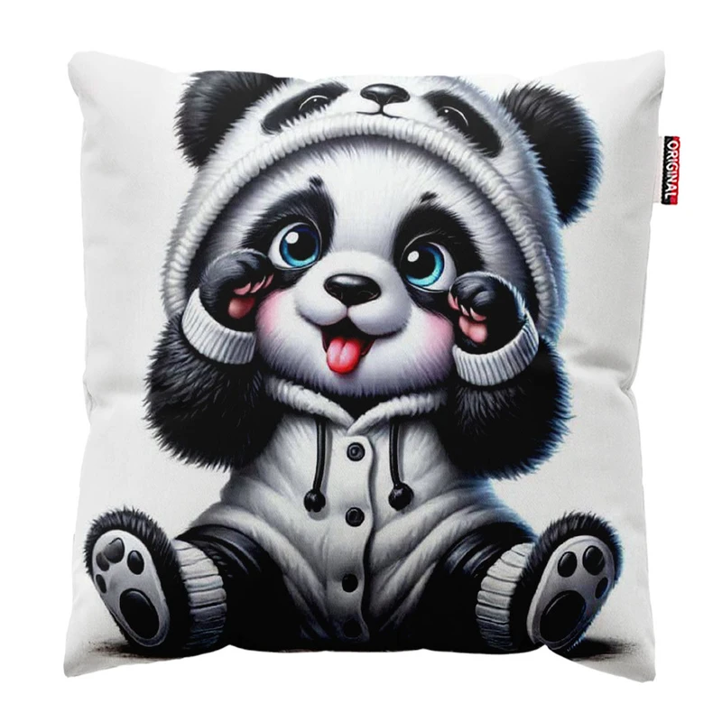 کوسن پاد آفرین مدل پاندا کد 1419 سایز 30*30 سانتی متر