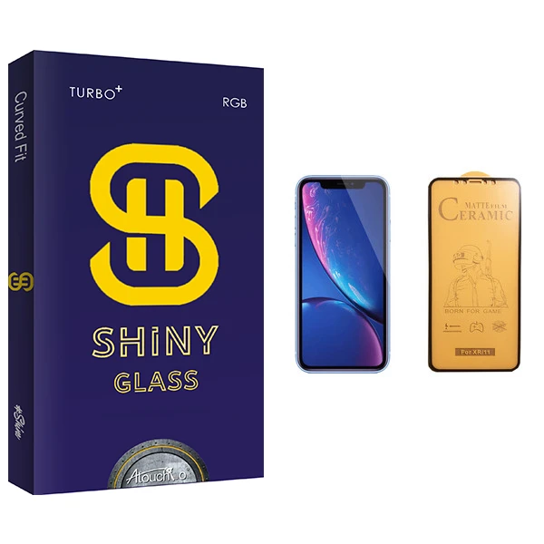 برای محافظ صفحه نمایش سرامیکی آتوچبو مدل Shiny Glass مناسب گوشی موبایل اپل iPhone XR