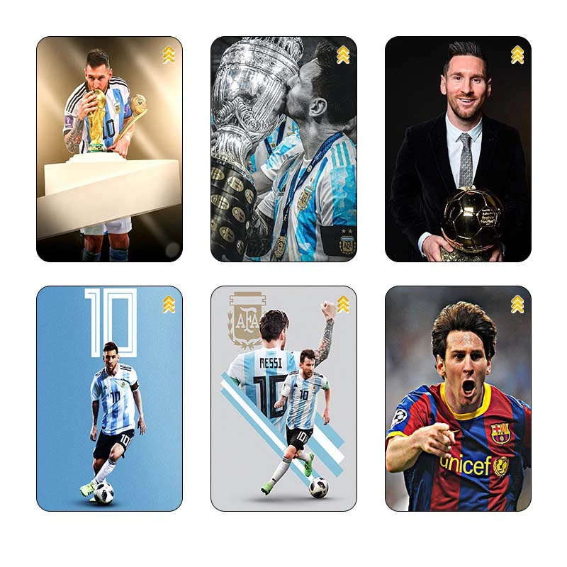 استيکر کارت کارنيکا طرح مسی کد 27831 مجموعه 6 عددی