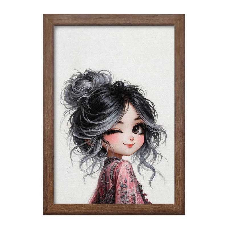 تابلو خندالو طرح دخترانه کد F2247