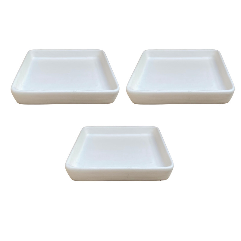 ظرف سرامیکی خام مدل BHW 16 بسته 3 عددی