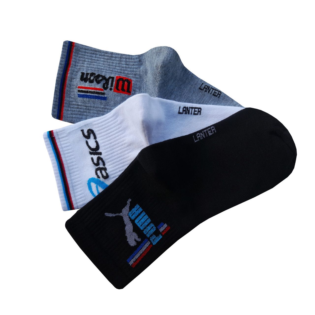 جوراب ساق کوتاه مردانه لنتر مدل special مجموعه 12 عددی - - 6